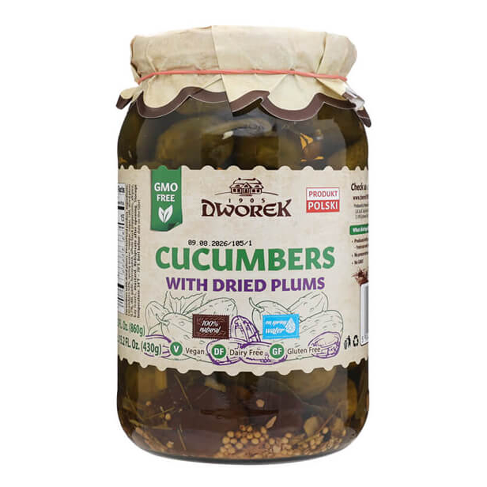 Marinated Pickles with Dried Plums – 31.75 oz (900gr)